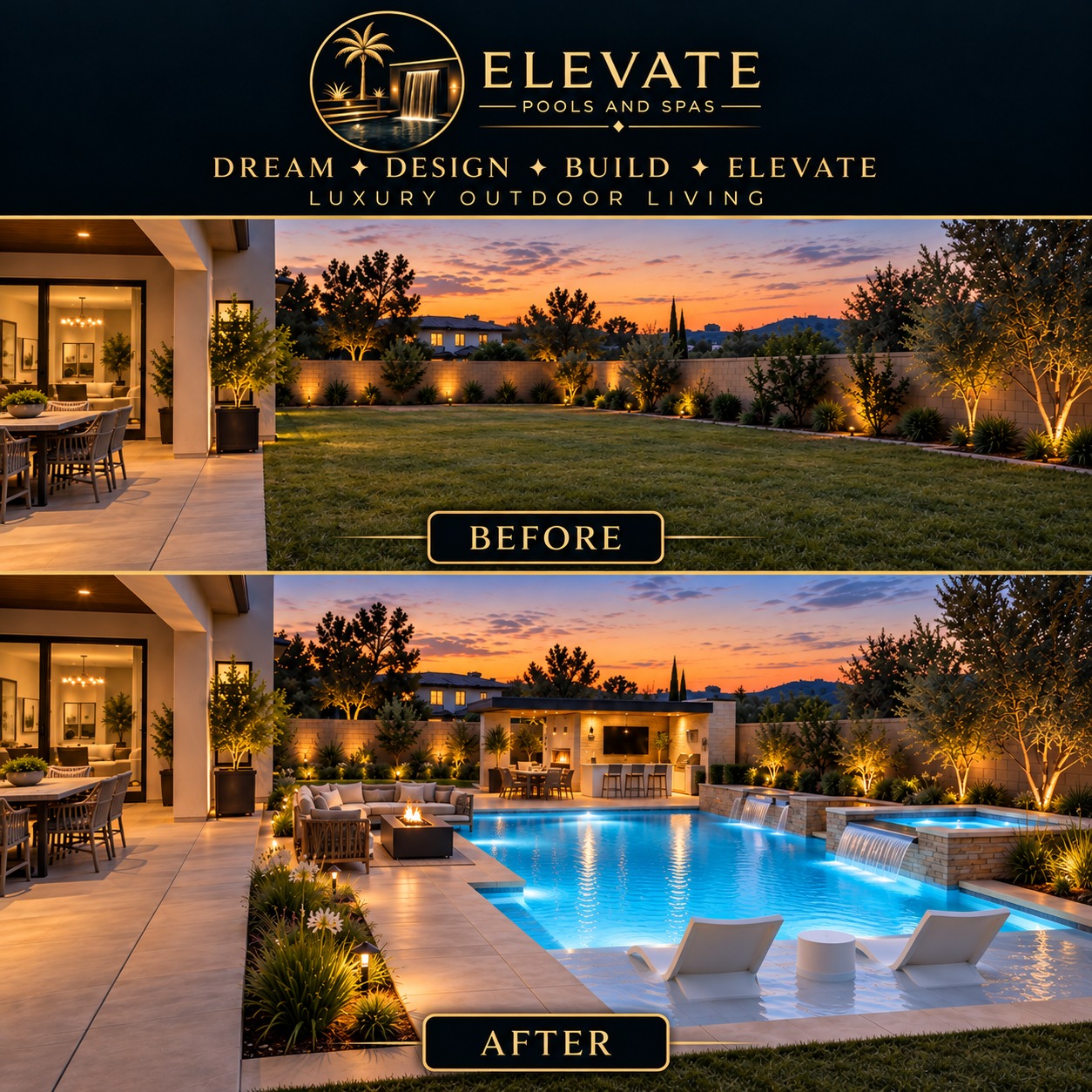 Pool before renovation
