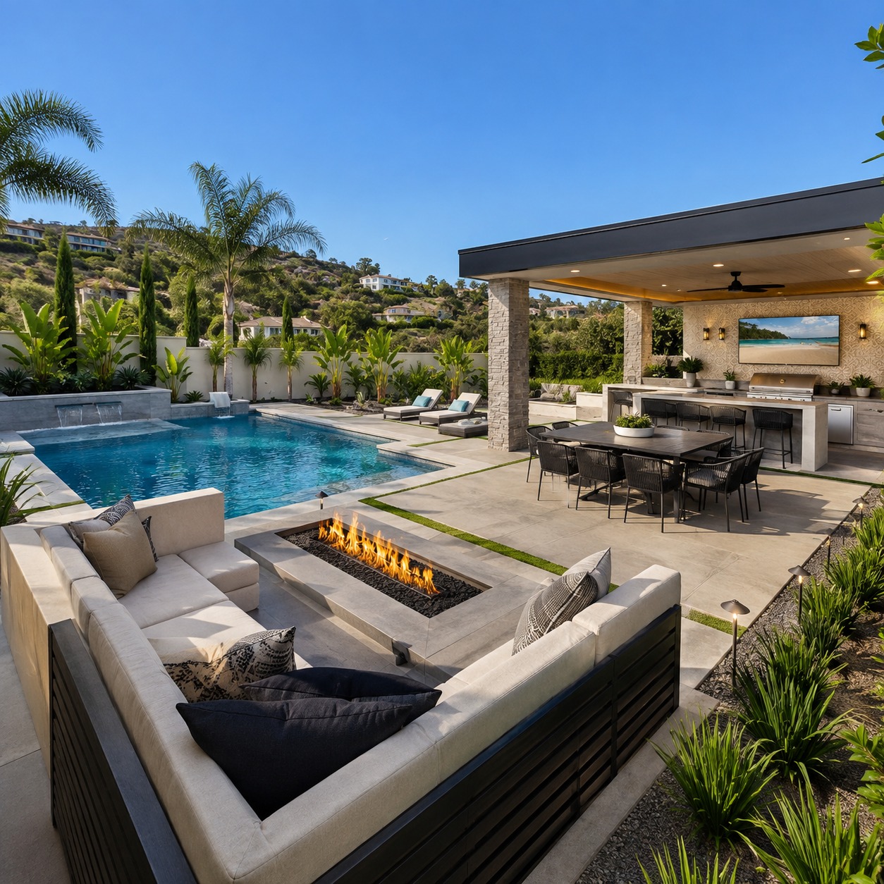 Custom Swimming Pool Construction