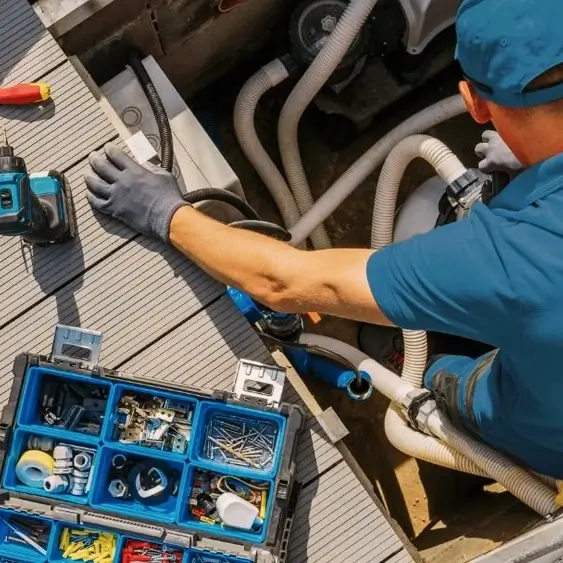Comprehensive swimming pool equipment and safety inspection in Los Angeles